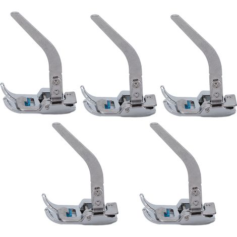 Pied-de-biche pour tissus fins (compatible avec les machines à coudre domestiques), pied-de-biche pour tissus élastiques, pied-de-biche pour tricot, pied-de-biche pour tissus fins (1/5)