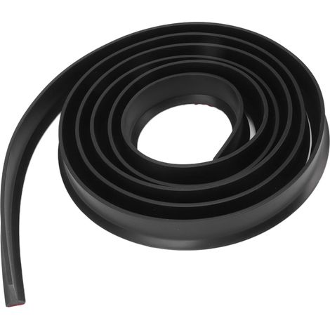 Flexible, biegsame, selbstklebende Dichtungsstreifen aus TPE zur Trennung von Nass- und Trockenbereichen in der Dusche, Badaccessoires, 3 Meter, schwarz (1/5)