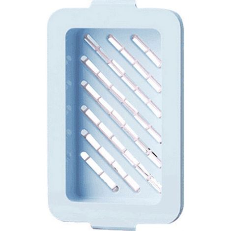 Portasapone a doppio strato 2 in 1 con contenitore salvasapone in rete - Portasapone con sistema di drenaggio per cucina e bagno (1/5)