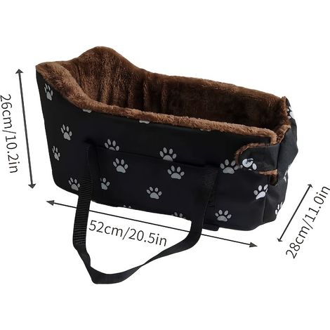 Sitzbezug für Haustiere, geeignet für kleine Katzen und Hunde, abnehmbar und waschbar, rutschfest und strapazierfähig, geeignet für Armlehnen und Mittelkonsole.
