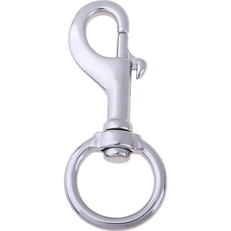 Acier Inoxydable 316 Pivotant Boulon à œil Mousqueton Crochet Chien Laisse Pivotant Clip 80 Mm (1/5)