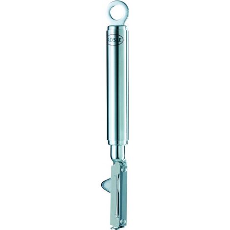 Rösle Linkshänder-Schäler silber mit rotierender Klinge 19 cm