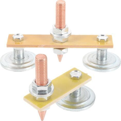 2 Pieces Magnetic Welding Ground Clamps, High Strength Plated Iron, Strong Grounding Clamp, Professional Welding Station Accessories, Welding Tool (1/5)