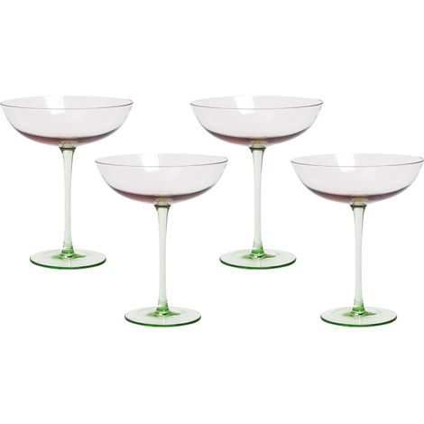 Martini Gläser im 4er Set DIOPSIDE 250 ml Rosa (1/5)