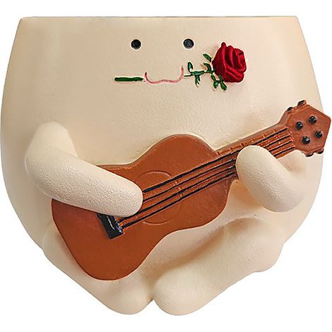 Jardinière ukulélé rose – Succulentes – Décoration – Original – Musical – Charmant – Durable – Pratique (1/4)