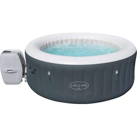 Bestway Piscina Lay-Z SPA Bali AirJet Idromassaggio Gonfiabile - Grigio - 180 x 66 cm