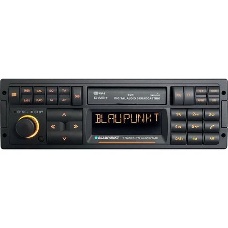 Autoradio DAB+ Bluetooth avec commande au volant – 4 x 50W – 2 ports USB – Micro SD – Écran 2 lignes – Télécommande IR – Blaupunkt