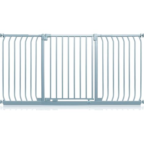 Safetots Barrière De Sécurité Elite, Barrière D'escalier À Fixation Par Pression, 170cm - 179cm, Couleur Gris Mat