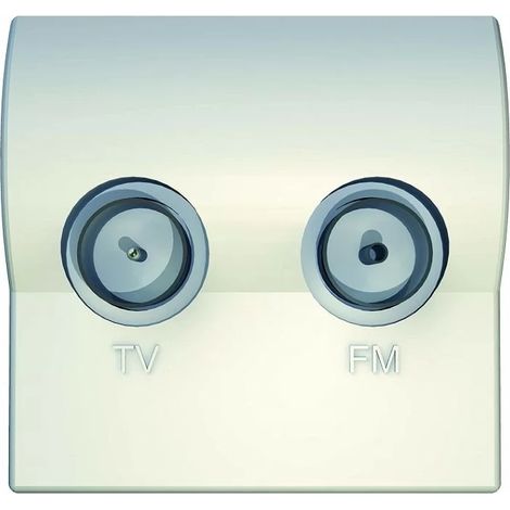 Axitronic AXI102 TV/FM-Dose für Trunking oder Aufputzdosen