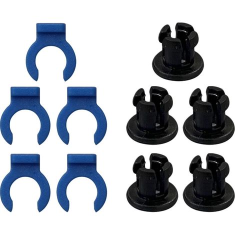 Clip de Fixation Plastique pour Extrudeuse Hotend Imprimante 3d, Installation Facile, Retrait Rapide, Accessoire Compatible pour Tubes 4mm (1/5)
