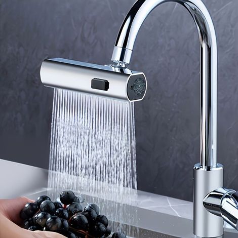 BelleRise - 1x Adaptateur de robinet multifonction – Accessoire pour robinet de lavabo et embout de remplacement (1/5)