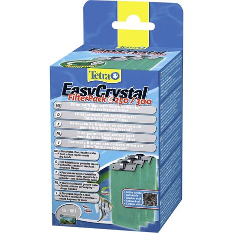Tetra Filterkatusche EasyCrystal C250 300 Inhalt  3 Stück Zubehör (1/5)