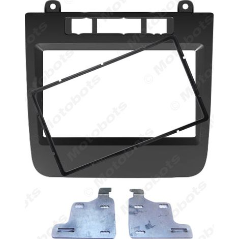 Universal dual-chip navigation DVD/CD upgrade frame panel for Volkswagen Touareg 2010 car audio system (1/2)