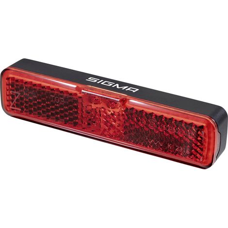 Sigma Feu arrière de vélo EOX RL RACK BRAKE w/fixing material LED via réseau de bord (1/5)