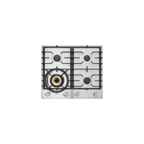 Asko HG 1666 SB Piano Cottura a Gas 4 Fuochi Bruciatore tripla corona 60cm Craft Acciaio