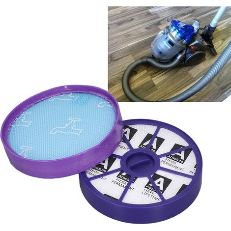 Motorfilter vorne/hinten für Dyson DC19, DC20, DC21, DC29, DC08, DC05, DC04 – Austauschset mit Silikon- und HEPA-Filter (1/5)