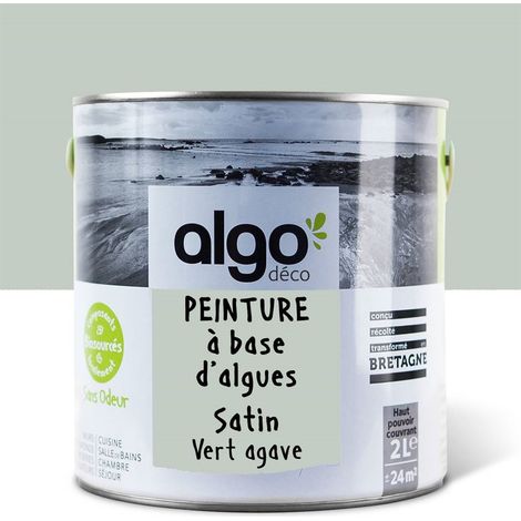 Peinture écologique Algo - Satin - Vert Agave - 2L (1/5)