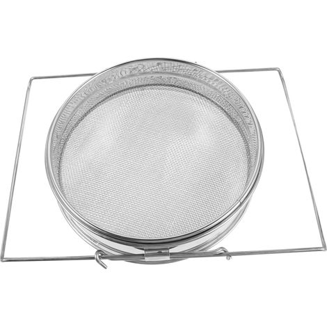 Passoire à Miel Anti-rouille, pour Apiculture en Acier Inoxydable, Double Tamis Réutilisable Filtre les Impuretés du Miel Jus (1/5)