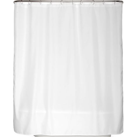 1 Rideau de douche, 180x200 cm, polyester recyclé, ourlet lesté, anti-moisissure, salle de bain (1/5)