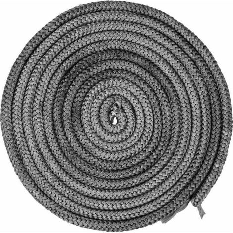 Joint de porte et fenêtre，4 M Joint Ø 10 mm Cordon d'étanchéité pour Poêle, Joint Fibre de Verre Ficelle Joint de Porte Four, Joint de Cheminée Insert Poêle, Résistant à 550° C (1/5)