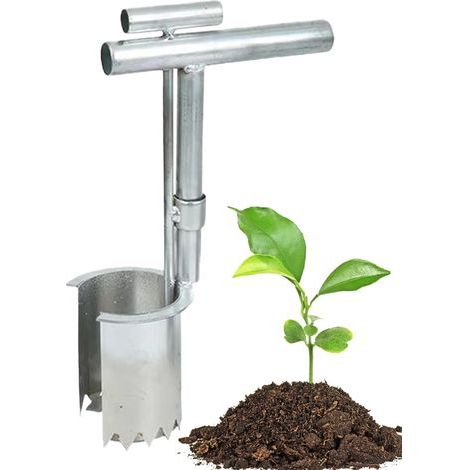 Seed Transplanter, Heavy Duty Garden Hand Tools, Easy Seed Planting Tool and Bulb for Vegetables
