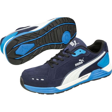 Puma – Chaussure de sécurité basse S3 ESD HRO SRC – Pointure 45 – Suède hydrophobe – Capuchon en fibre de verre – Applications entrepôt/logistique