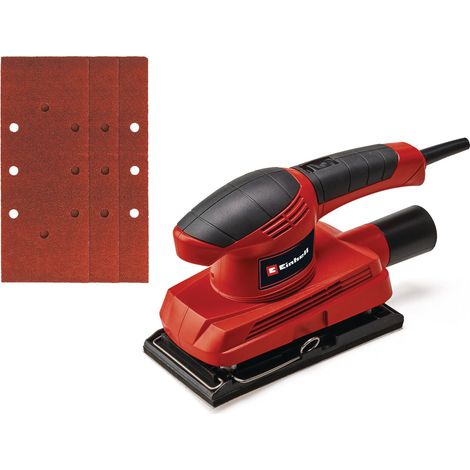 Einhell Ponceuse vibrante TC-OS 1520 (150 W, Pince de serrage, Conception compacte) Livré avec 3 feuilles abrasives 230 x 93 mm (1/5)