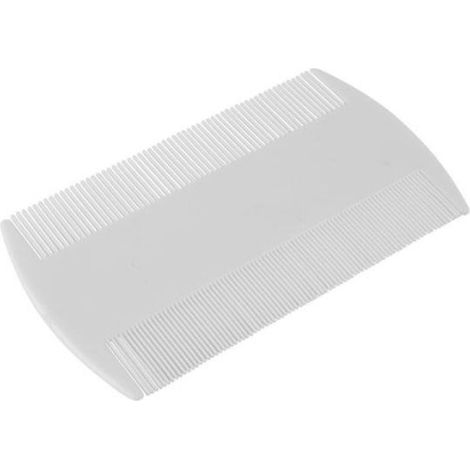 Peigne anti-poux efficace pour tous types de cheveux - débarrassez-vous des poux Blanc (1/2)