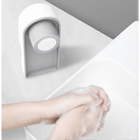 Distributeur de savon gris, distributeur de savon mousse automatique à induction, distributeurs de savon liquide sans contact pour hôtels (1/5)