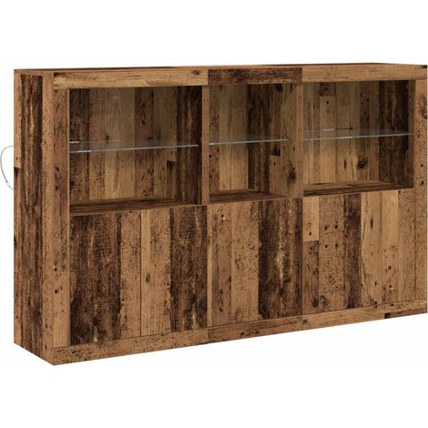 Maison Exclusive - Madia LED Legno vecchio 162 x 37 x 100 cm Legno multistrato