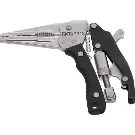 Bgs Pince étau Pro à longs becs ergonomique acier