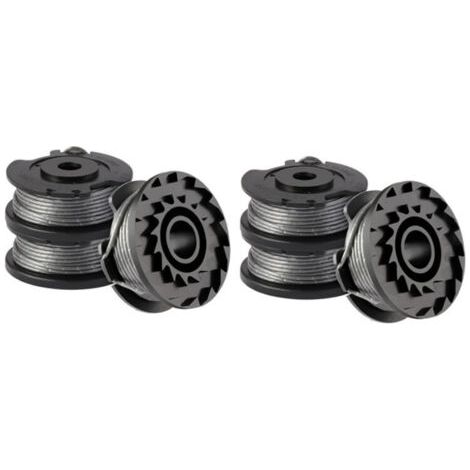6er-Packung Trimmerfadenspulen für Bosch ART 23 SL/ART 26 SL, Ersatz-Nylonspule (F016800569+F016800385), Durchmesser: 1,65 mm, 4,9 m