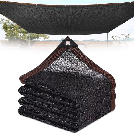 Shade Net, 1.2x2m Sun Protection Net with Eyelets, 50% UV Protection Net Shade Fabric, Includes 4 Ropes (5m) for Plants/Garden/Chicken Coop/Pergola/Lawn/Patio (1/5)