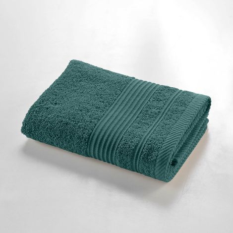 Serviette de Toilette unie 50x90 cm - Collection Tendresse - Éponge 500 g/m² - 50 x 90 cm - Orage (1/4)