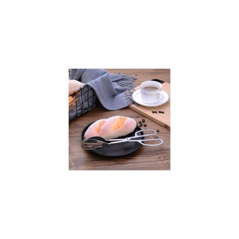 Küchenzange aus Edelstahl für Buffet, Servierbesteck, Salat- und Grillzange, robuste Servierzange zum Braten und Kochen, 25 cm (10 Zoll) - Crezuo