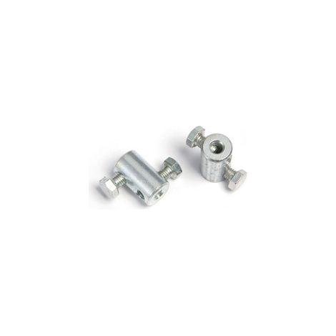 MORSETTO 2 VITI LATERALI FORO 4,5 MM CF 4 PZ