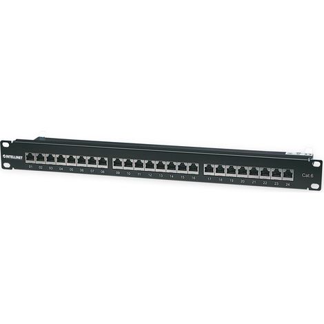 Intellinet Network Solutions Patchpanel 24-Port Cat6 FTP 1HE schwarz (720038) (1/5)