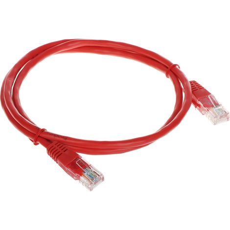 CAVO PATCH RJ45/1.0-ROSSO 1,0 m CONOTECH
