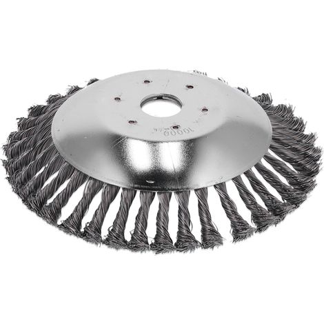 Brosse de désherbage en fil d'acier de 20 cm (8 po) avec tête de coupe pour le nettoyage et la taille (1/5)