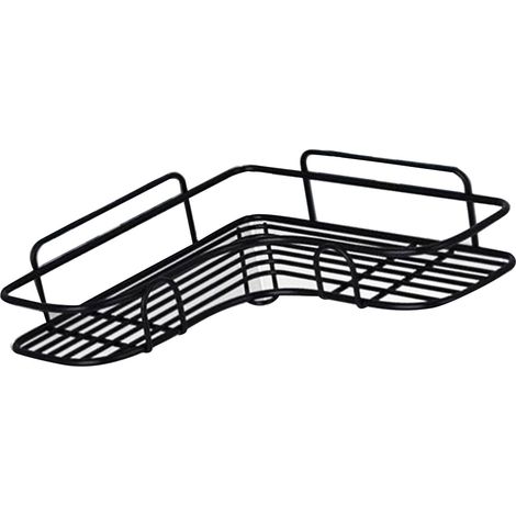 Eckregal ohne Bohren für Küche und Bad, Eckablage für Toilette und Badezimmer (1/5)