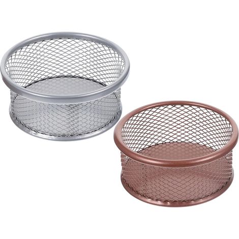 Porte-trombones métal empilable 2 pièces avec design en maille pour rangement facile bureau pour professionnels (1/5)