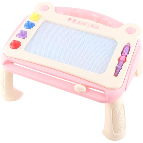 Tableau magnétique coloré pour enfants, tableau de dessin pour bébé, ardoise effaçable avec support détachable, set de jeu créatif (1/5)