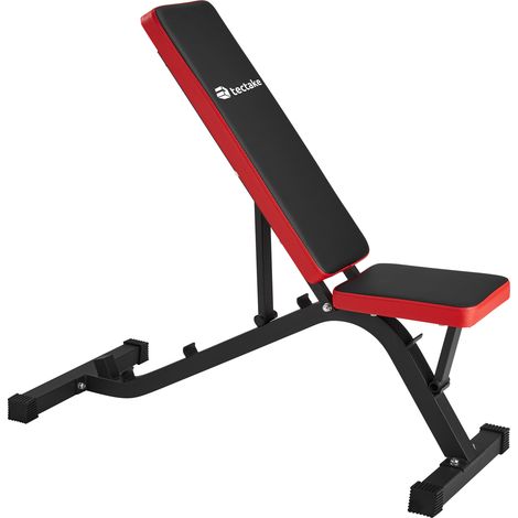Appareil d'entraînement de musculation en acier noir et rouge (1/5)