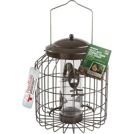 Gardman Heavy Duty Squirrel Proof Fort Wild Bird Seed Feeder Steel A01820 (1/2)