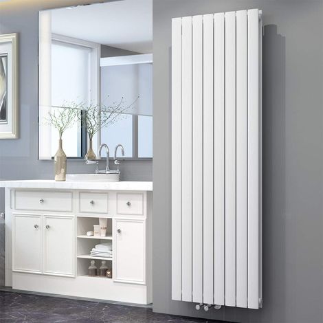 ELEGANT Design Heizkörper Flachheizkörper Weiß 1800x616mm Vertikal Doppellagig