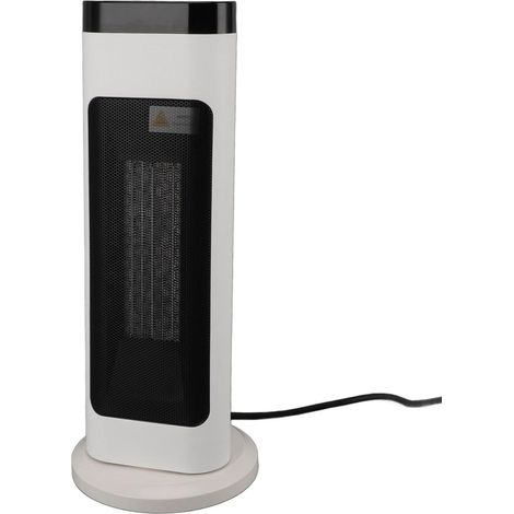 Keramik-Turmheizgerät 1500 W, PTC-Schnellheizgerät mit Thermostatchip, Fernbedienung, 1–9-Stunden-Timer, 70°-Weitwinkel, EU-Stecker 220 V (1/5)