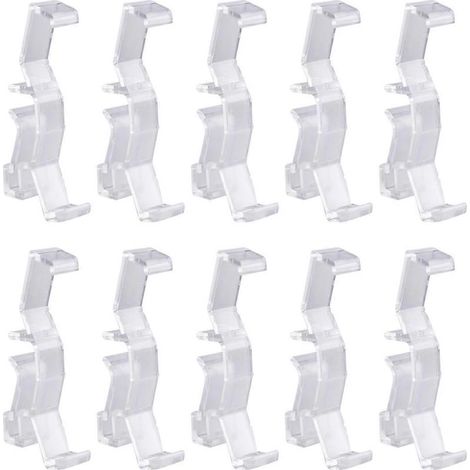 Clips de fixation pour stores vénitiens, stores horizontaux en imitation bois et en bois (1/5)