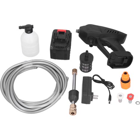 Cordless Pressure Washer Portable Power Cleaner Spray Gun for Washing Car Watering Garden US Plug 100‑240V (1/5)