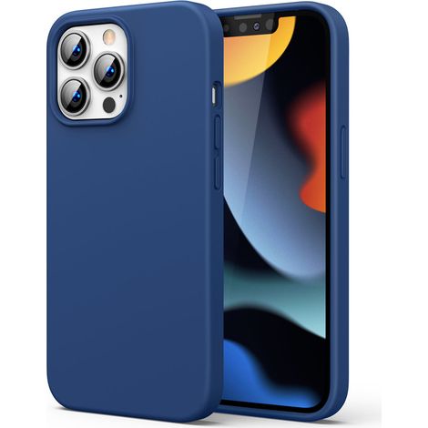 Gummi Flexible Silikonhülle iPhone 13 Pro Blau (1/5)