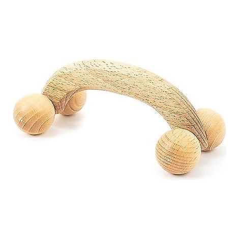 accessories Masseur Rouleau De Massage Appareil Dos Paule Cou Jambes Corps Musculaire Bois Boule 18 X 7 X 6 Cm (1/5)